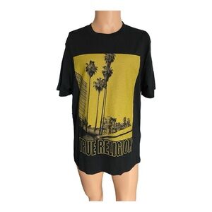True Religion Mens Large Black Shirt